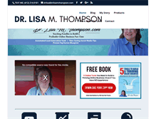 Tablet Screenshot of drlisamthompson.com